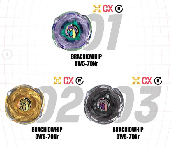Takara Tomy BEYBLADE X CX-18 Random Booster BrachioWhip Select