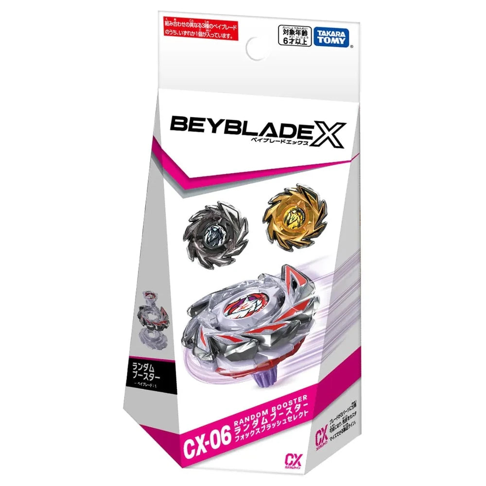 Takara Tomy BEYBLADE X CX-06-02 FoxBrush J0-80DB – Confirmed Pack+No Code