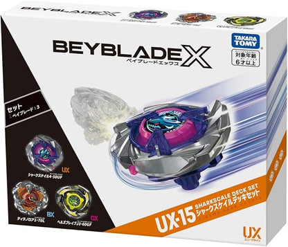 Takara Tomy BEYBLADE X UX-15 SharkScale Deck Set