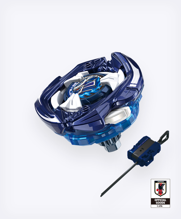 Takara Tomy BEYBLADE X UX-00 Samurai Saber 5-60K Metal Coat: Samurai Blue – Japan National Football Team Ver. (Pre-Order late July 2026)